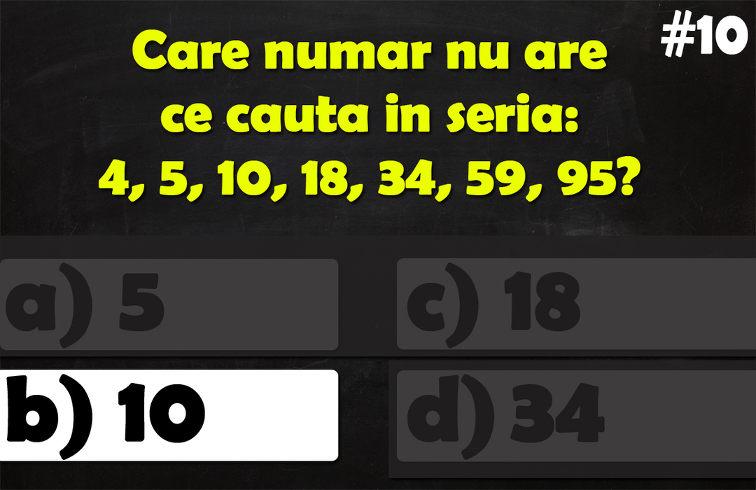 Testul IQ la care doar geniile răspund corect la cel puțin 8 din cele 10 întrebări | Prima: Cât face 90:10(1+2*3)-7?
