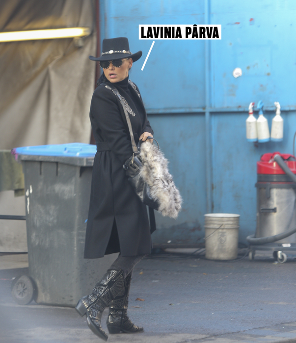 Lavinia Pârva a făcut ”instrucție” cu angajații unei vulcanizări!
