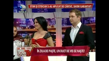 Stefan Stan si Niculina Stoican s-au apucat de cantat!