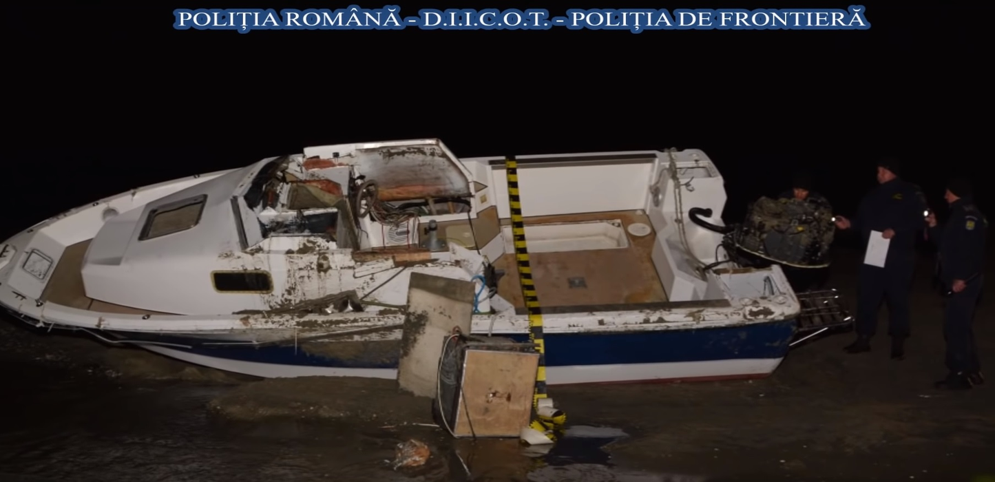 Polițiștii și procurorii DIICOT au capturat peste o tonă de cocaină în Deltă