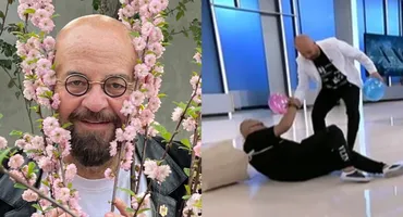 Piedone, căzătură de TOP în direct! Momentul a ajuns viral: „Opa! Să moară Gibilan”