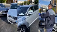 Gelozia nu are limite! Doi bărbați s-au șicanat cu mașinile în trafic, pentru o femeie