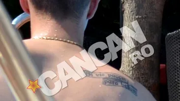 Andrei Nastase si-a tatuat pe umar o expresie celebra din perioada romanilor: Daca vrei pace, pregateste-te de razboi