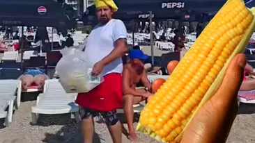 Cu cât a ajuns să se vândă porumbul fiert pe plaja din Eforie Nord, acum, că a început sezonul