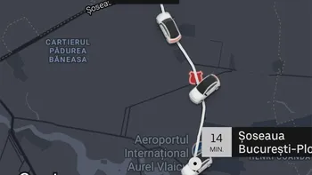 Rămas pieton 2 luni, un fost șofer Bolt a comandat un Uber până la Aeroportul Otopeni. Câți bani a plătit: „Cât am făcut ride-sharing, nu dădea tarife din astea”