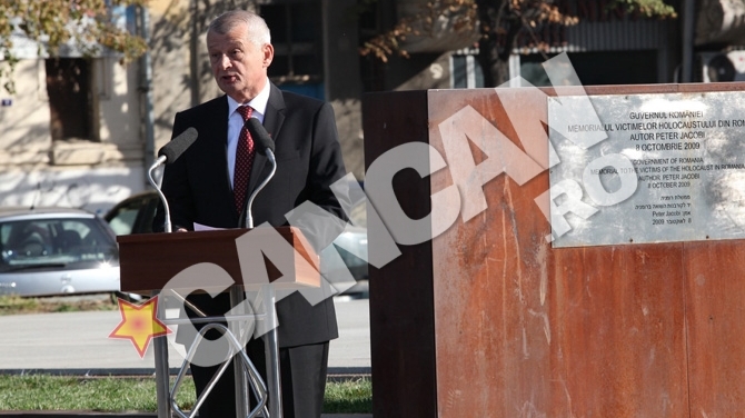 Oprescu a participat la Ziua Nationala a Holocaustului