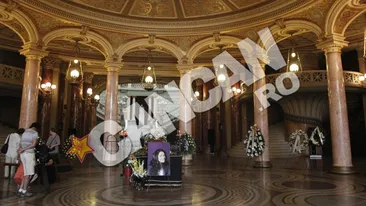 Trupul neinsufletit al Mihaelei Ursuleasa a fost depus la Ateneul Roman din Bucuresti
