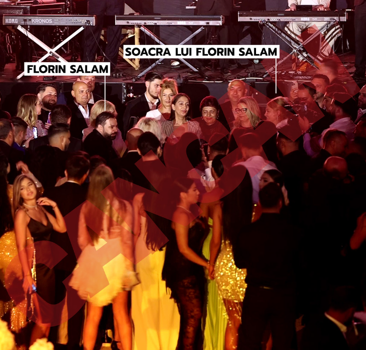 Florin Salam i-a cântat soacrei sale o melodie în care au curs cuvintele pline de emoție (Foto: CANCAN.RO)