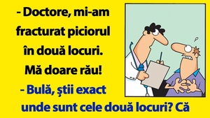 BANC | Bulă, la doctor: "Mi-am fracturat piciorul în două locuri"