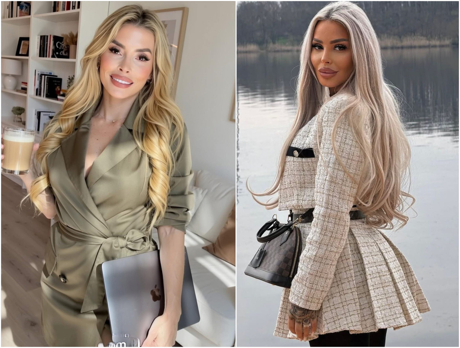 Paula Cojocaru (foto stânga) este bună prietenă cu Iasmina Halas (foto dreapta)