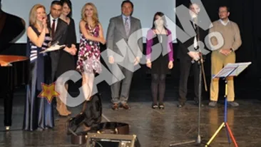 Alina Sorescu si Victor Socaciu au facut senzatie la Torino, in fata a sute de romani adunati la show-ul Toti impreuna!