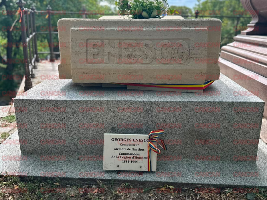 Ce a apărut la mormântul lui George Enescu din Paris. Cum arată monumentul funerar în 2026