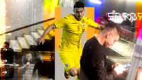 Fotbalistul de națională al lui Rădoi a chefuit cu lăutarii + doi tovarăși în jurul unei frapiere cu rose!