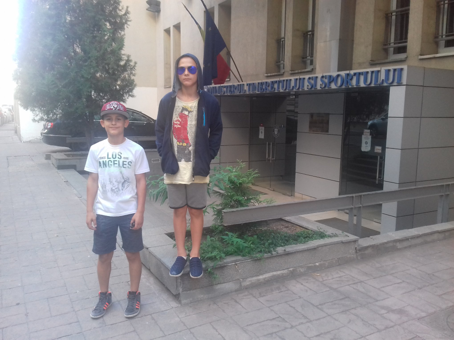 Micul Hercule a vizitat Bucureștiul