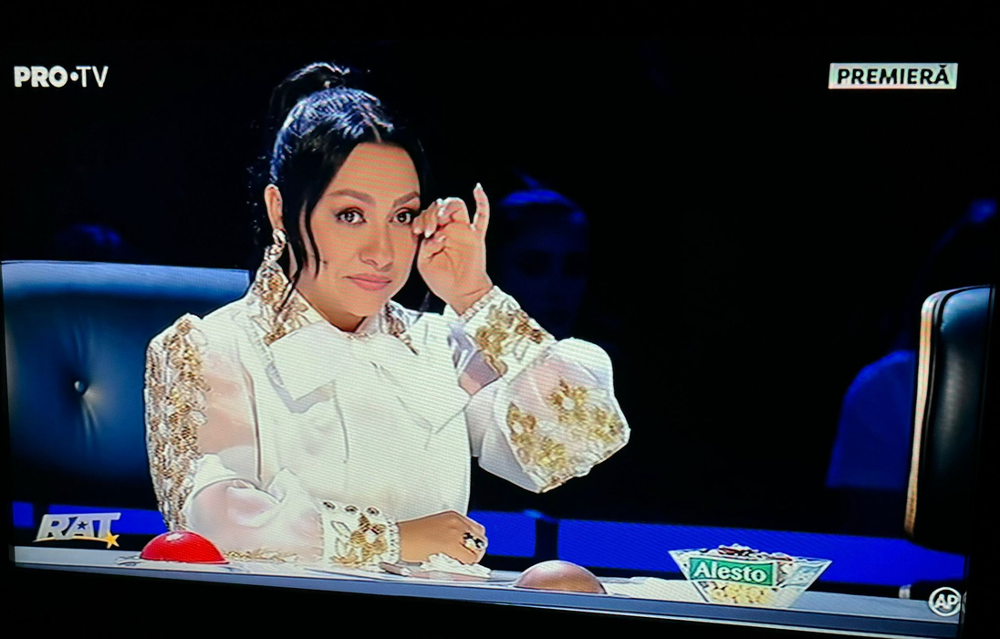Andra Măruță a izbucnit în lacrimi la Românii au Talent / Foto: Captură Video