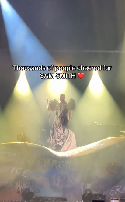 Sam Smith a fost pentru prima oară la Untold / sursă foto: captură video