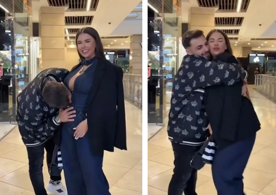 Andra Voloș și Lele așteaptă al doilea copil. Sursă: TikTok