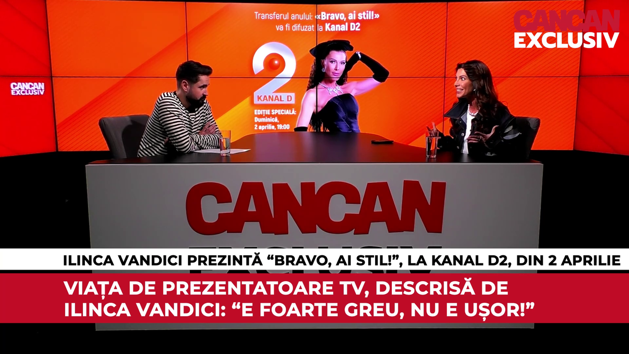 Emisia postului Kanal D2 debutează cu show-ul "Bravo, ai stil!", pe 2 aprilie, de la ora 19:00 (Foto: captură video)