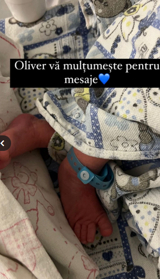 Maria Georgiana a născut un băiețel/ sursă foto: social media