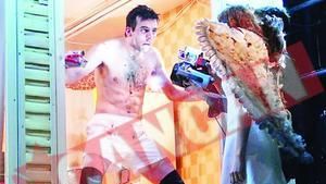 A aruncat cu "fecale" In spectatori