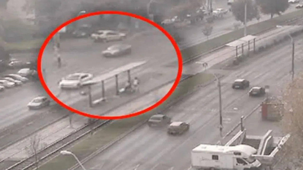 IMAGINI SOCANTE! Momentul in care tanara de 19 ani a fost accidentata de un secretar al Ambasadei Rusiei, pe trecerea de pietoni!