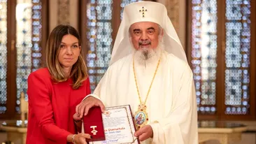 Patriarhul Daniel i-a acordat Simonei Halep Crucea Patriarhală