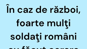 BANCUL ZILEI | În caz de război