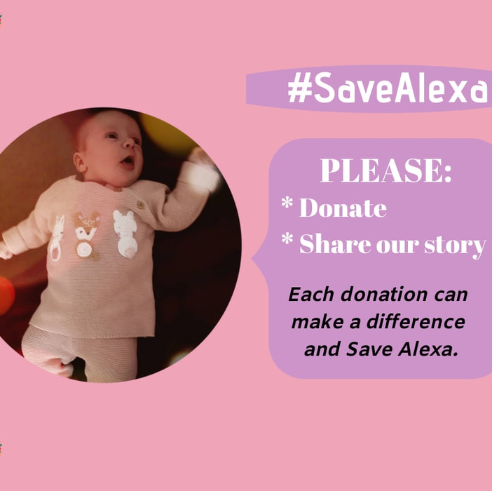 Alexandra, o fetiță de 7 luni, se luptă cu o boală rară și are nevoie urgent de un vaccin ca să trăiască! Uite cum poți să fii salvatorul ei