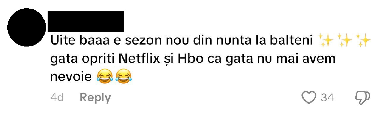 Cele mai virale reacții despre ”nunta de 40 de zile”, care a înnebunit internetul: ”Până se termină nunta asta, o fac și eu pe a mea”