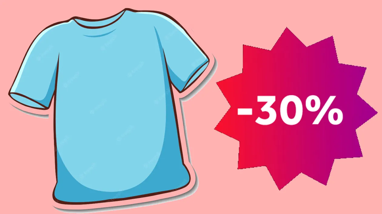 Test de inteligență | Dacă un tricou se ieftinește cu 30%, cu ce procent trebuie scumpit apoi, pentru a ajunge la prețul inițial?