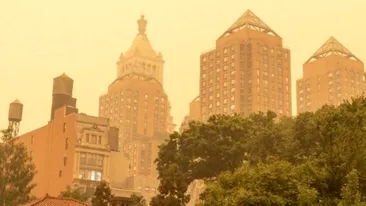 Imagini apocaliptice filmate în orașul New York! Oamenii au fost sfătuiți să nu iasă din case