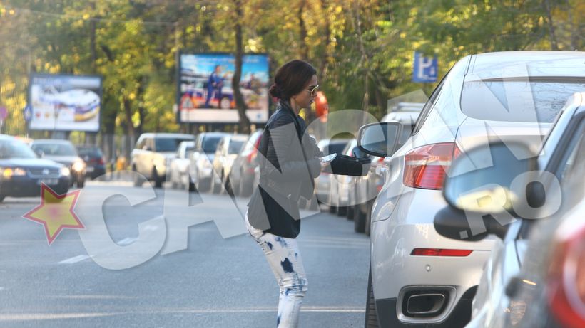 Inna are nevoie de ajutor pentru fiecare activitate! Vezi cine ii cara geanta de la masina!