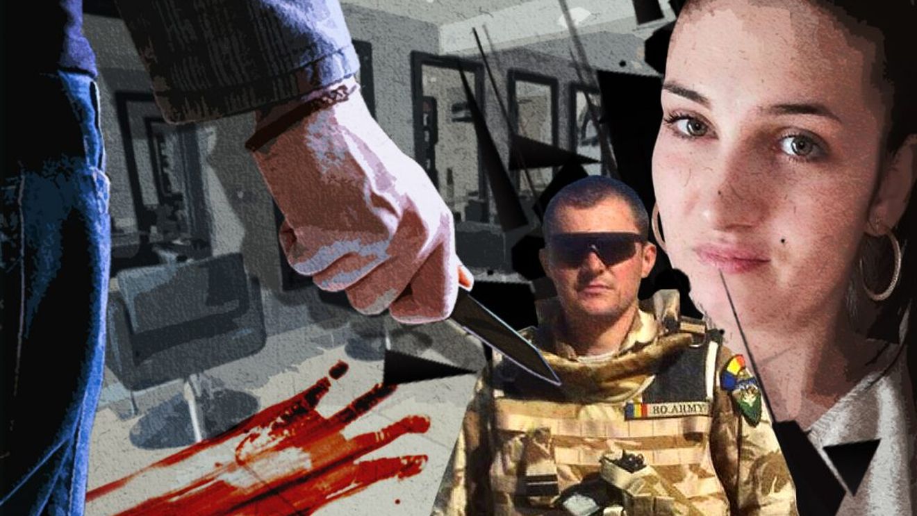 Documente șocante din dosarul militarului care și-a măcelărit iubita la manichiură:  ”Când victima era în agonie, el…”