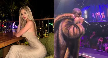 Usher, vrăjit de o româncă! Cine e Roberta Maria, bomba sexy care a petrecut pe Arena O2, din Londra, cu artistul internațional