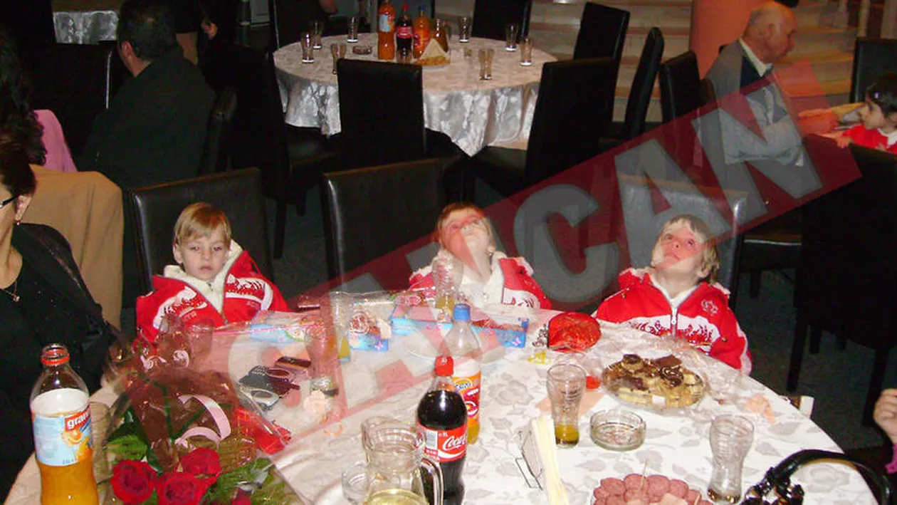 Tripletele din Aiud au fost sarbatorite la restaurant