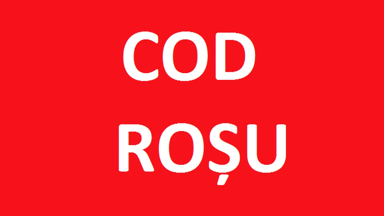 ALERTĂ! Cod roșu de inundații pe râuri din trei județe