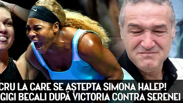 Ultimul lucru la care se astepta Simona Halep! Ce a facut Gigi Becali dupa victoria contra Serenei