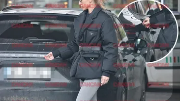 Nu e o scenă din Fast and Furious! Gabriela Oțil se descurcă singură cu Porsche-ul Cayenne