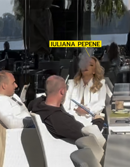 Iuliana Pepene a ieșit cu câțiva prieteni în oraș