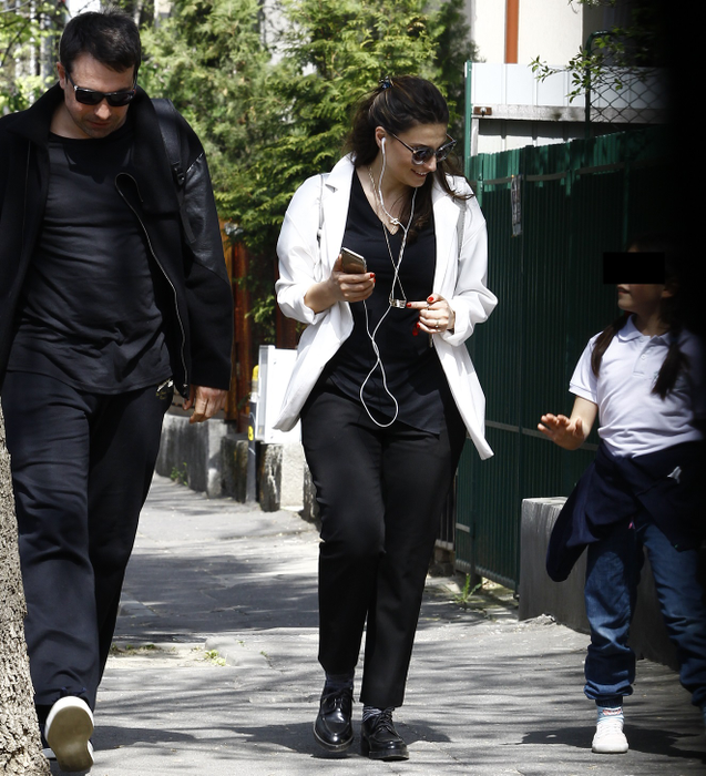Alexandru Papadopol, Ioana Ginghină și fiica lor (Foto: CANCAN.RO)