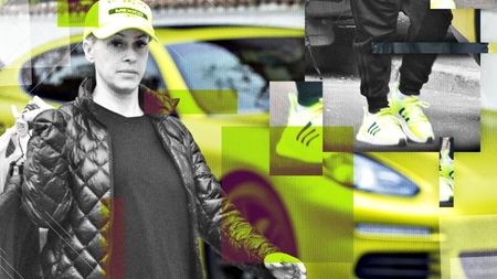 Anda Adam și-a ”asortat” Porsche-ul cu… adidașii și șapca!