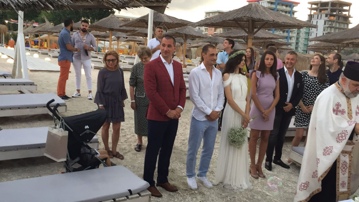 Virgil și Alice, vizibil emoționați pe durata ceremoniei