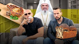 Tristan și Andrew Tate, Revelion în Arestul Central. Fără șampanii, dar cu grătar din cotlet de porc + cozonac de la Patriarh