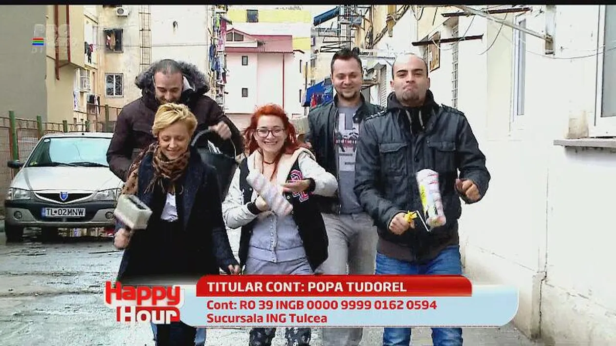 De dragul lui Tudorel Popa, trupa Zero şi Veveriţele i-au zugrăvit apartamentul! Uite-i pe toţi cum au trecut la treabă!
