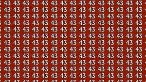 Test IQ | Găsiți numărul 54 ascuns printre 43. Geniile îl descoperă în doar 20 de secunde