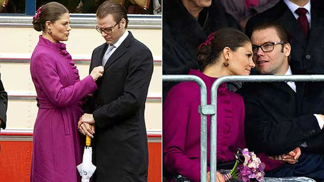 Momente de tandrete la curtea regala a Suediei. Printesa Victoria si printul Daniel se poarta ca doi porumbei in public