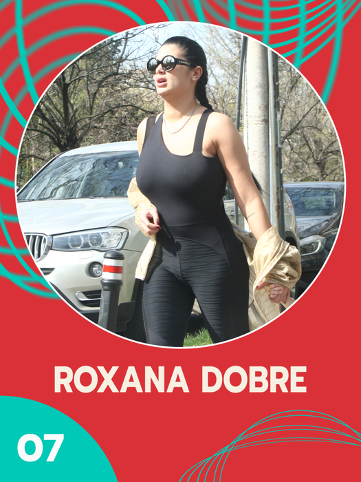 Roxana Dobre, salopetă neagră și mulată