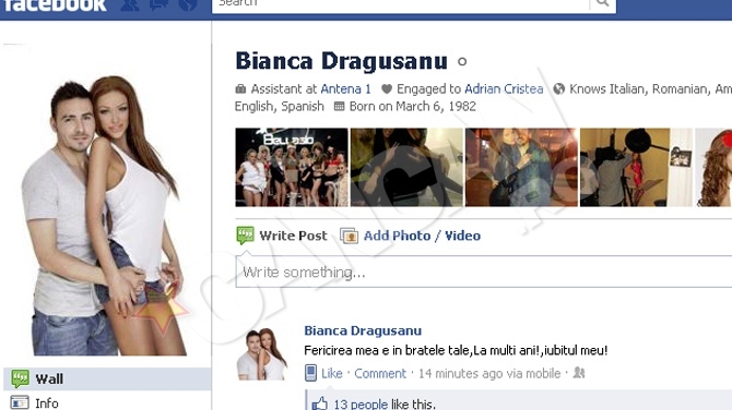 Bianca i-a urat deja "La multi ani!" lui Cristea pentru aniversarea de 28 de ani de maine! Vezi aici ce cadouri i-a luat!