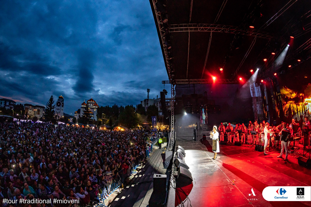 Imagini fabuloase de la concertul Andrei Măruță de la Mioveni! Ce au făcut cei din primul rând