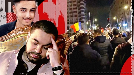Fiul lui Florin Salam a venit la protestele anti-restricții, deși unchiul lui a murit din cauza COVID-19
